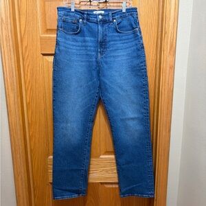 Madewell ‘90s Straight Women's High Rise Blue Jeans